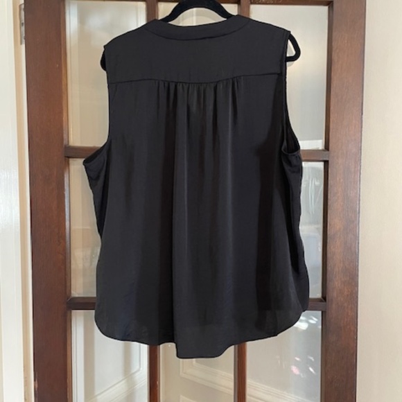 Vince Camuto Black Sleeveless Blouse, Size XXL - Picture 4 of 4